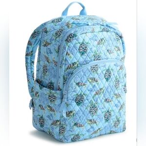 Vera Bradley Sea Turtles Amd Coral Large Essential Backpack-NWT